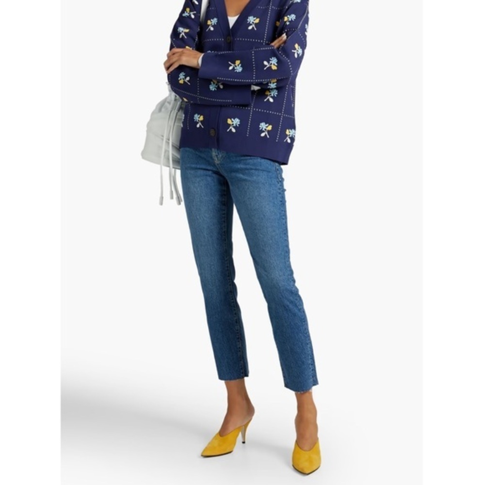 GOOD AMERICAN GOOD CLASSIC SKINNY FIT HIGH RISE JEAN FRAYED HEM NWT  SZ 2/26